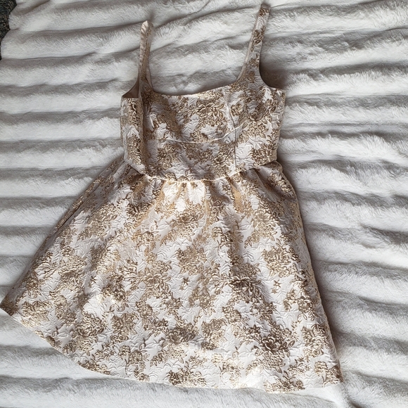 Antonio Melani Felicity Novelty Jacquard Square Neck Dress 12 NWT - Picture 2 of 5